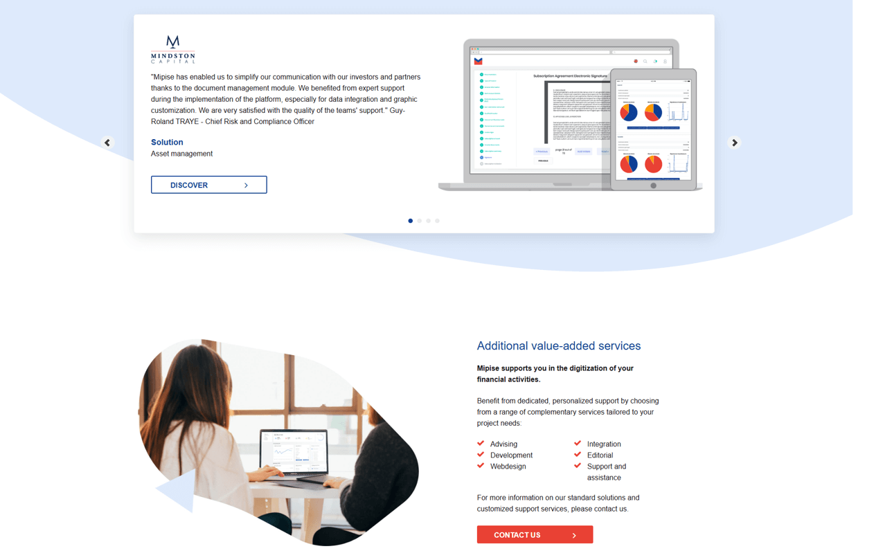 Mipise Crowdfunding screenshot 3