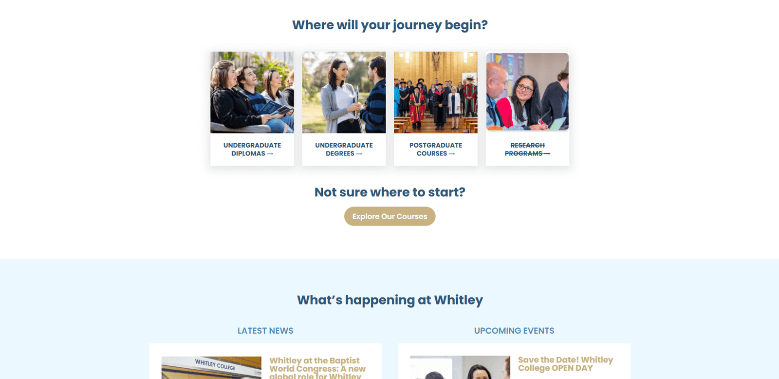 Whitley College screenshot 2